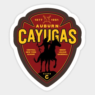 Auburn Cayugas Sticker